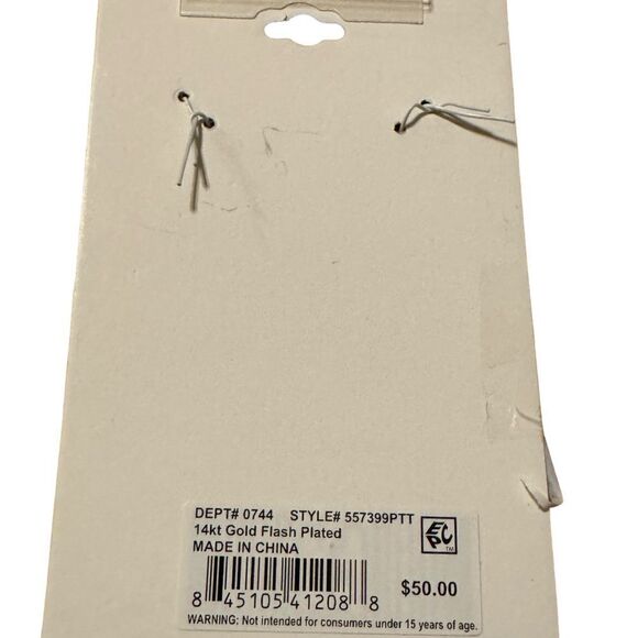 Unwritten Genuine Pave Crystal Heart,Flower and Leaf Bracelet - Silver - Picture 3 of 3